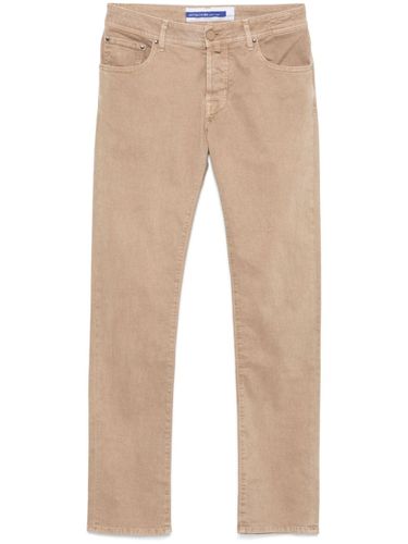 Jacob Cohen Trousers With Logo - Jacob Cohen - Modalova