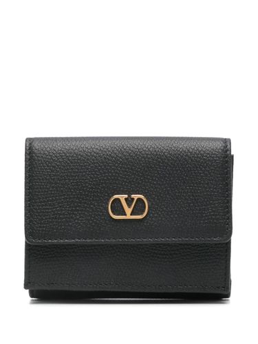Vlogo Signature Leather Wallet - Valentino Garavani - Modalova