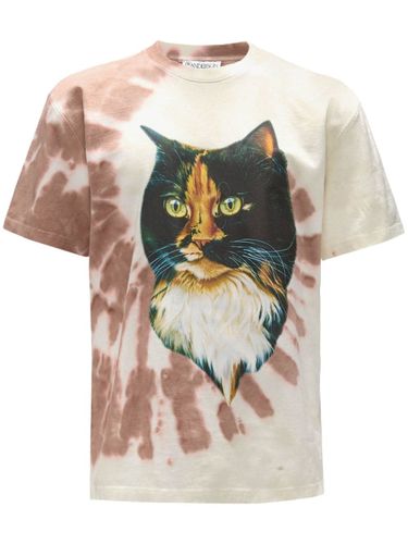 Cotton T-Shirt With Print - JW ANDERSON - Modalova