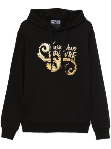 Hooded Sweatshirt With Print - VERSACE JEANS COUTURE - Modalova