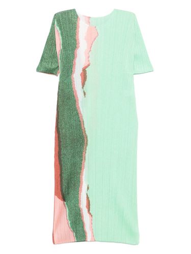 Priined Midi Dress - PLEATS PLEASE ISSEY MIYAKE - Modalova
