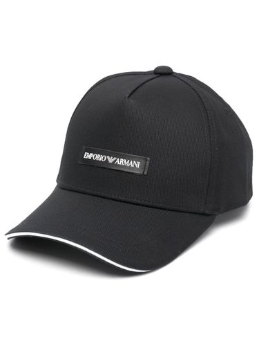 Emporio Armani Logo Cotton Cap - Emporio Armani - Modalova