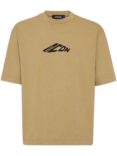 Dsquared2 Cotton T-Shirt With Logo - Dsquared2 - Modalova