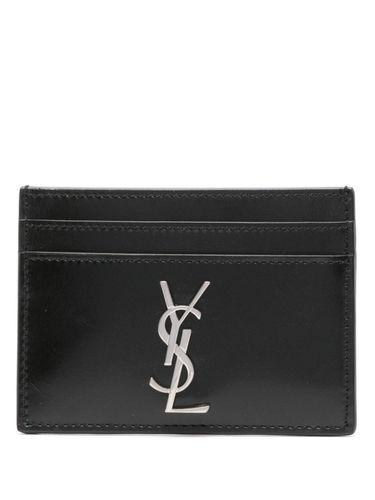 Saint Laurent Leather Card Holder - Saint Laurent - Modalova