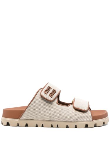 Miu Miu Canvas Sandals - Miu Miu - Modalova