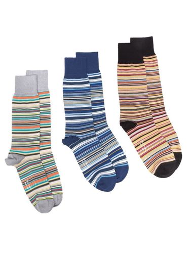 Signature Stripe 3Pack Socks - Paul Smith - Modalova