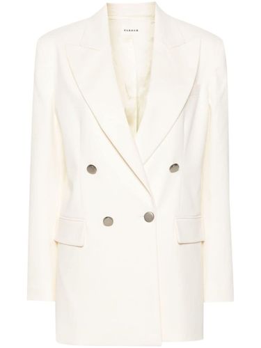 Crew Cotton Blend Blazer Jacket - Parosh - Modalova