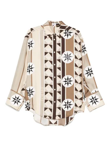Printed Silk Shirt - LOEWE PAULA'S IBIZA - Modalova