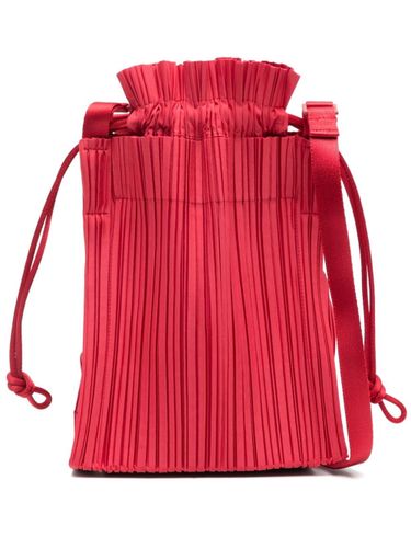 Square Pelated Bucket Bag - PLEATS PLEASE ISSEY MIYAKE - Modalova