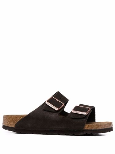Arizona Sbf Suede Leather Sandals - Birkenstock - Modalova