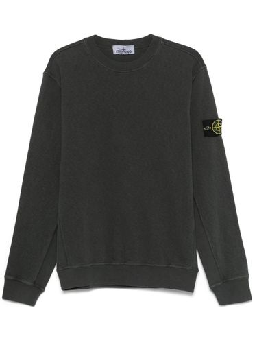 Stone Island Logo Cotton Sweatshirt - Stone Island - Modalova