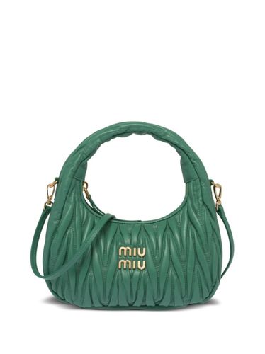 Miu Miu Wander Leather Hobo Bag - Miu Miu - Modalova