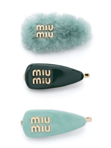 Miu Miu Hair Clips - 3 Pack - Miu Miu - Modalova