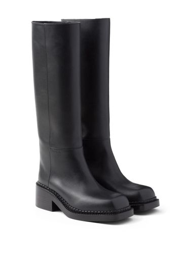 Prada Leather Boots - Prada - Modalova
