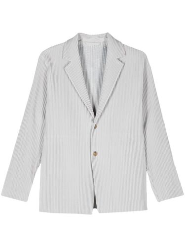 Pleated Single-Breasted Jacket - HOMME PLISSE' ISSEY MIYAKE - Modalova