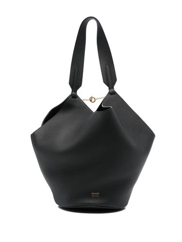 Lotus Small Leather Shoulder Bag - KHAITE - Modalova