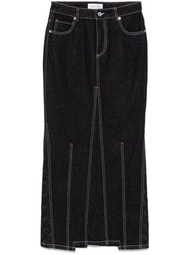 MARINE SERRE Moon Denim Long Skirt - MARINE SERRE - Modalova