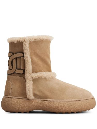 Tod's Suede Leather Boots - Tod's - Modalova