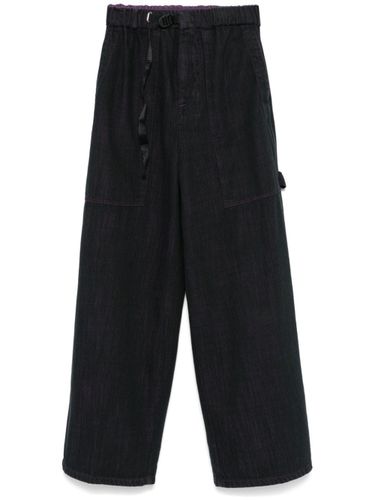 WHITE SAND Cotton Cargo Trousers - WHITE SAND - Modalova