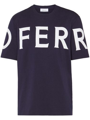 Ferragamo Logo Cotton T-Shirt - Ferragamo - Modalova