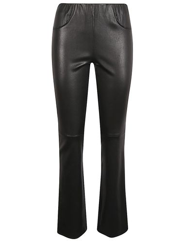 Via Masini 80 Leather Trousers - Via Masini 80 - Modalova