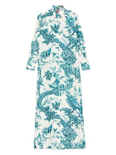 Printed Silk Shirt Dress - FOR RESTLESS SLEEPERS - Modalova