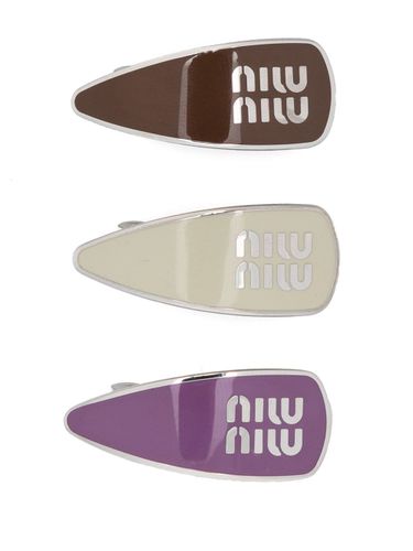Miu Miu Hail Clip - 3 Pack - Miu Miu - Modalova