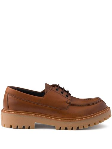Prada Leather Loafers - Prada - Modalova