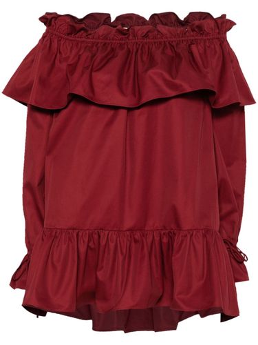 Cotton Twill Mini Dress - Saint Laurent - Modalova