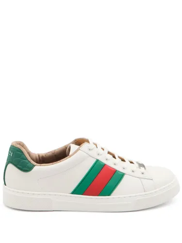 Gucci Ace Leather Sneakers - Gucci - Modalova