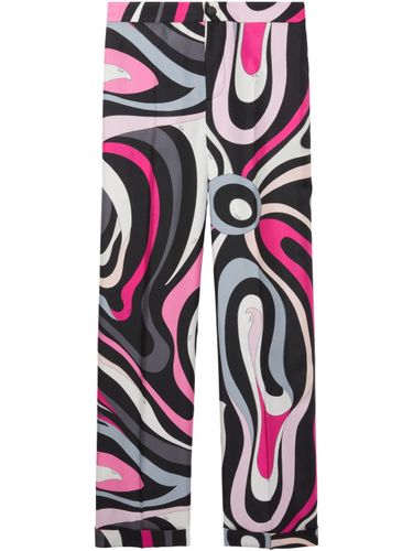 Pucci Printed Silk Trousers - Pucci - Modalova