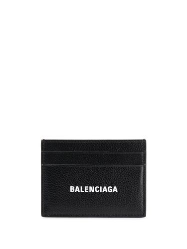 Balenciaga Cash Leather Card Case - Balenciaga - Modalova