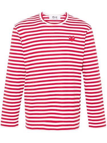 Emblem Heart Cotton T-Shirt - COMME DES GARÇONS PLAY - Modalova