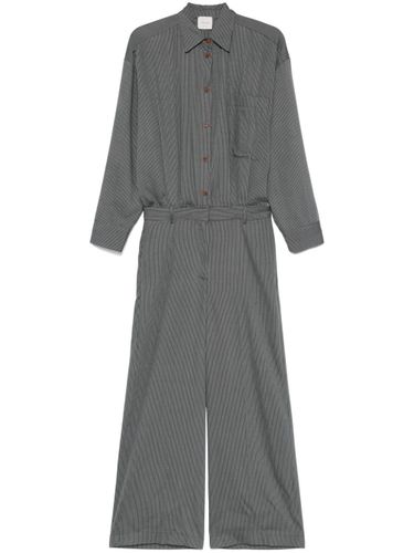 Alysi Pinstriped Long Jumpsuit - Alysi - Modalova