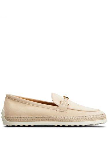Tod's Suede Leather Loafers - Tod's - Modalova