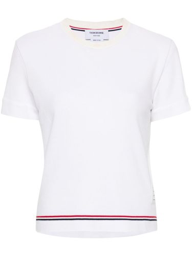Thom Browne Rwb Cotton T-Shirt - Thom Browne - Modalova