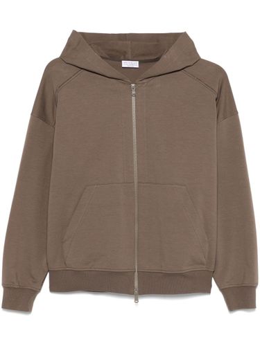 Cotton Zipped Hoodie - Brunello Cucinelli - Modalova