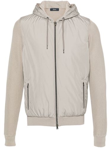 Nylon And Cotton Blouson Jacket - Herno - Modalova
