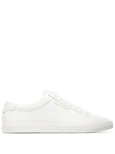 Saint Laurent Andy Leather Sneakers - Saint Laurent - Modalova