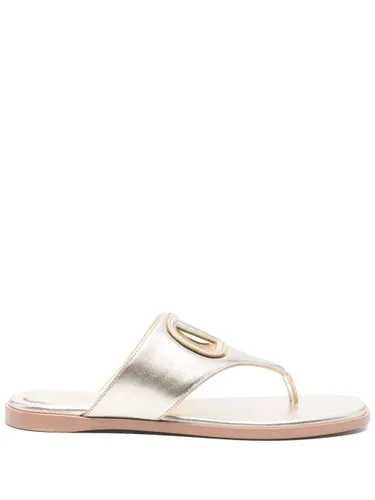 Vlogo Cut-Out Leather Sandals - Valentino Garavani - Modalova