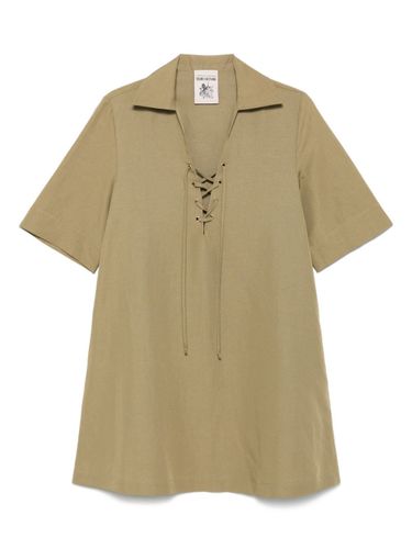 Marisa Linen Blend Mini Dress - Semicouture - Modalova