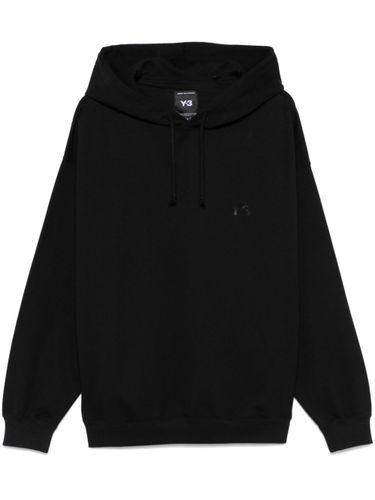 Y-3 Logo Cotton Hoodie - Y-3 - Modalova