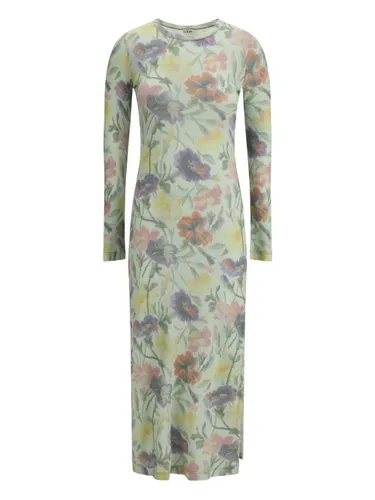 Loewe Silk Long Dress - Loewe - Modalova