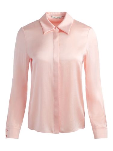 ALICE+OLIVIA Willa Silk Shirt - ALICE+OLIVIA - Modalova