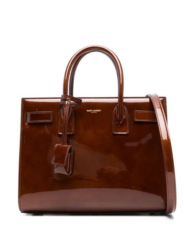 Sac De Jour Baby Leather Handbag - Saint Laurent - Modalova