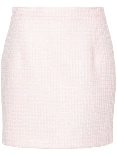 Sequin Checked Tweed Mini Skirt - ALESSANDRA RICH - Modalova