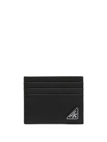 Prada Logo Leather Card Holder - Prada - Modalova