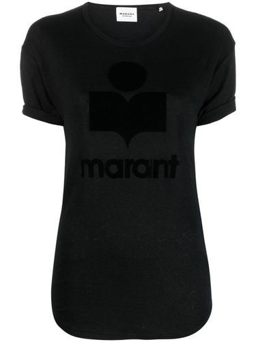 Koldi Logo Linen T-Shirt - MARANT ETOILE - Modalova
