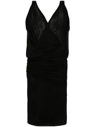 Saint Laurent V-Necked Mini Dress - Saint Laurent - Modalova