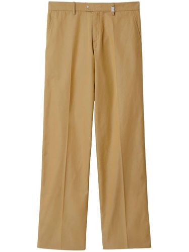 Burberry Cotton Trousers - Burberry - Modalova